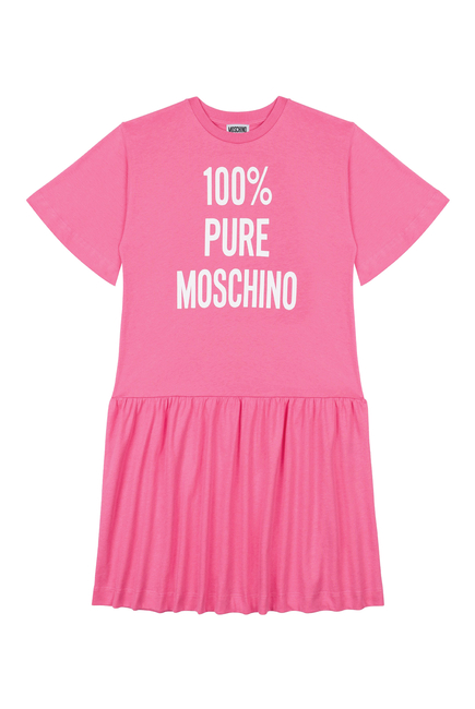 Kids Logo Print Dress