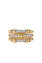 Helena Wrap Petite Ring, 18K Yellow Gold & Diamonds