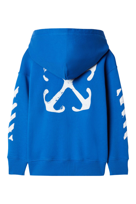 Kids Paint Graphic Zip-Up Hoodie