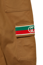 Gabardine Logo Pants