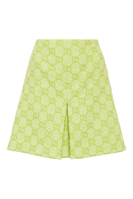 Bouclé Cotton Skirt