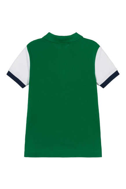 Kids Logo Cotton Polo Shirt