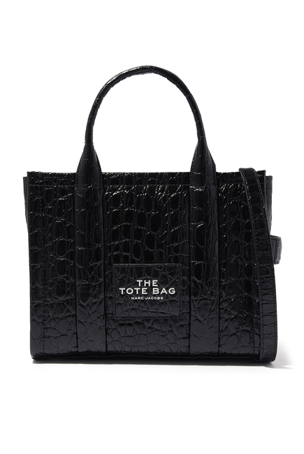 The Small Croc-Embossed Tote Bag