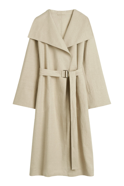 Signature Linen-Blend Coat