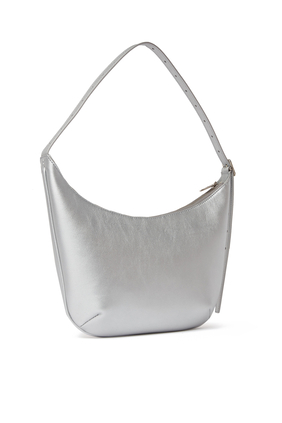 Mary-Kate Metallic Leather Sling Bag