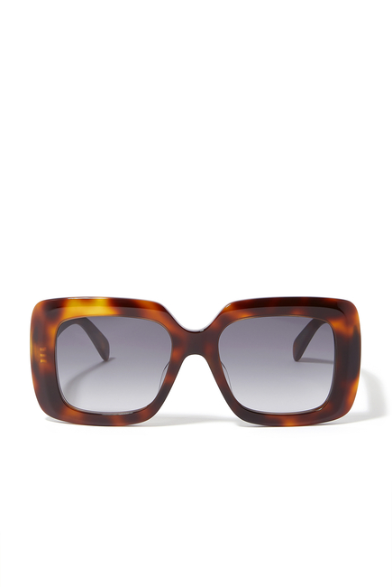 Bold 3 Dot Square Sunglasses