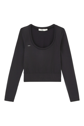Long Sleeve Cropped Top