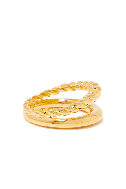 Radial Ring, 18k Gold