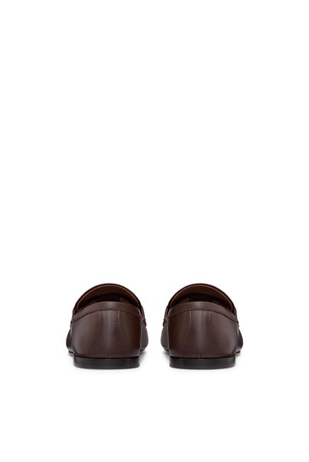 VLogo Signature Leather Loafers