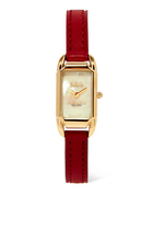 Cadie Leather Band Watch