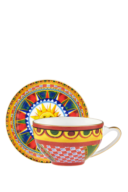 Sole Carretto Tea Cup & Saucer Set