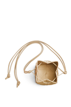 Mini Cassette Cross-Body Bucket Bag