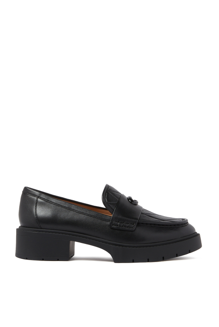 Leah Quilted Leather Loafers