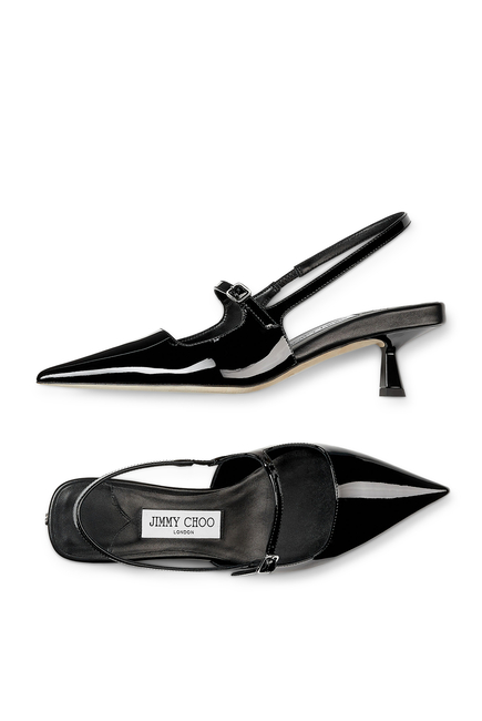 Didi 45 Patent Leather Slingback Pumps