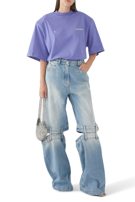 Baggy Cut-out Jeans
