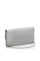 Medium Emmie Fine Glitter Leather Clutch