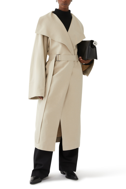 Signature Linen-Blend Coat