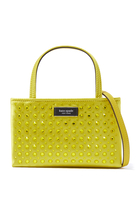 Sam Icon Crystal Embellished Mini Tote Bag