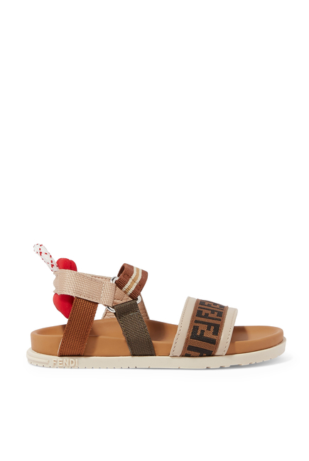 Kids FF Logo Sandals