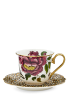 Creatures of Curiosity Leopard Teacup and Saucer Set