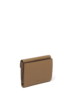 Tabby Color-Block Leather Small Wallet