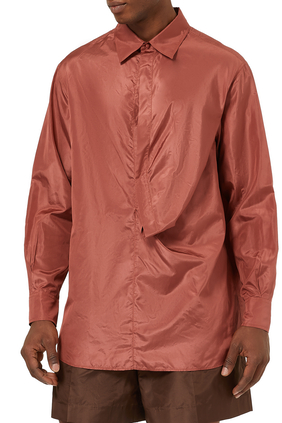 Misbuttoned Silk Shirt