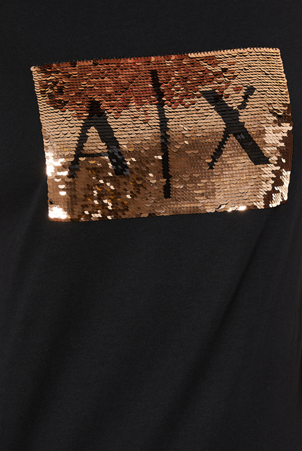 Sequin Logo Tee