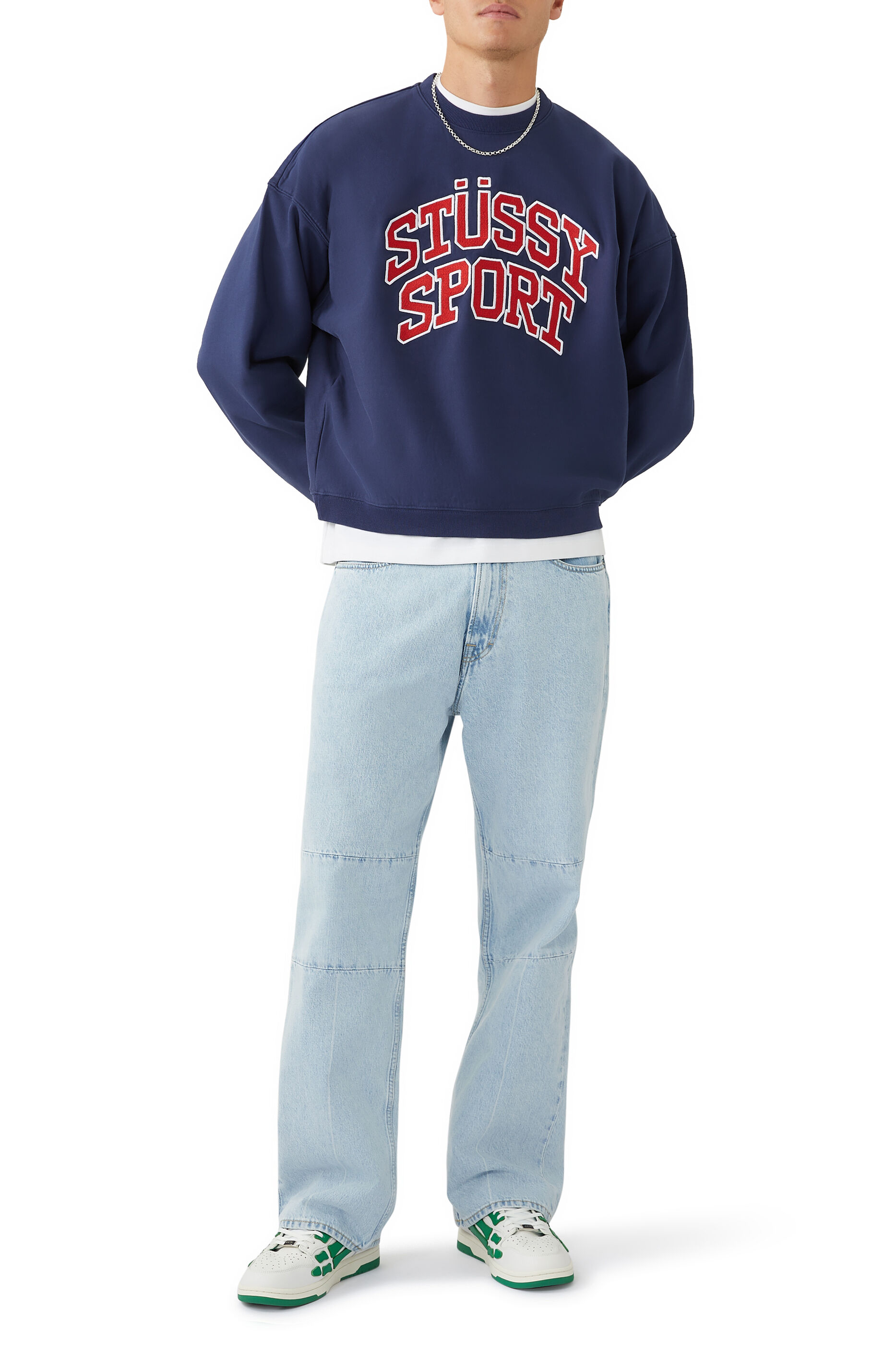 Buy Stussy Relaxed Oversized Sweatshirt for Mens | Bloomingdale's