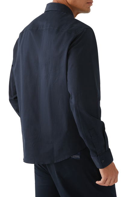 Milano Edition Zip Through Loose Long Sleeves Shirt