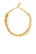 Hera 24K Gold-Plated Peridot Quartz Necklace