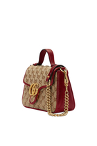GG Marmont Leather Mini Top Handle Bag