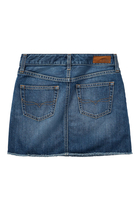 Kids Frayed Denim Skirt