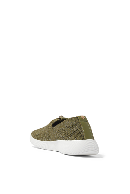 Lorna Eagle Knit Slip-On Sneakers