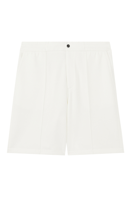 Double-Jersey Elastic Waistband Shorts