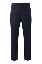 Cotton Ankle Pant with Web