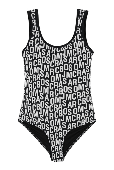 Kids Logo Printed Swimsuit