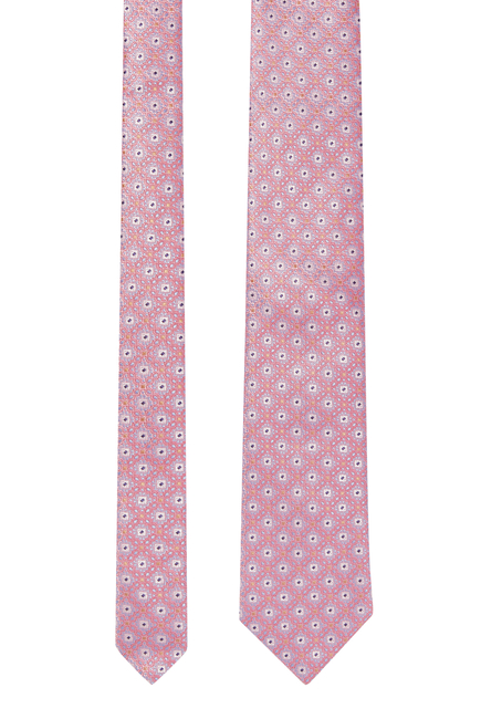 Geometric Silk Tie