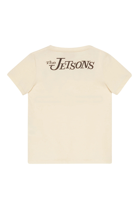 Kids Jetsons Printed Cotton T-Shirt