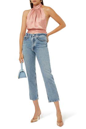 Lana Crop Mid-Rise Jeans