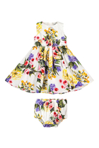 Kids Floral Cotton Dress