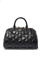 GG Matelasse Leather Top Handle Bag