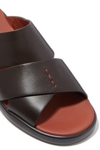 Arabic-Inspired Nappa Calfskin Leather Sandals
