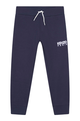 Logo-Embroidered Cotton Sweatpants