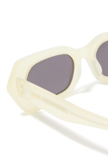 Bold 3 Dot Rectangular Sunglasses
