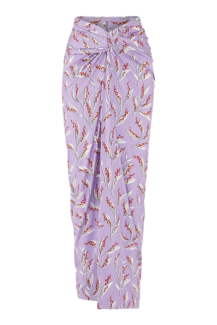 Lily Print Maxi Skirt