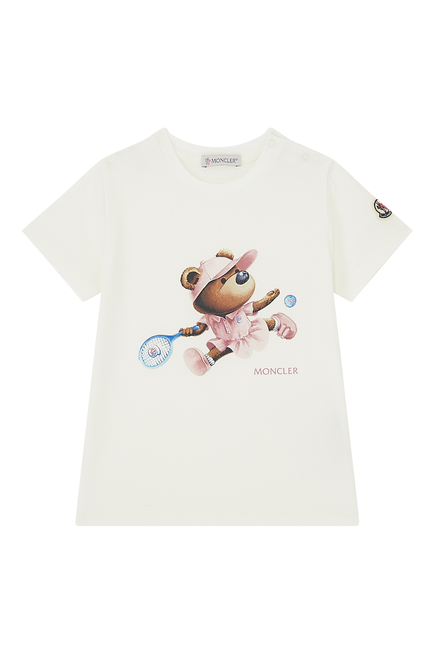 Kids Tennis Motif T-Shirt