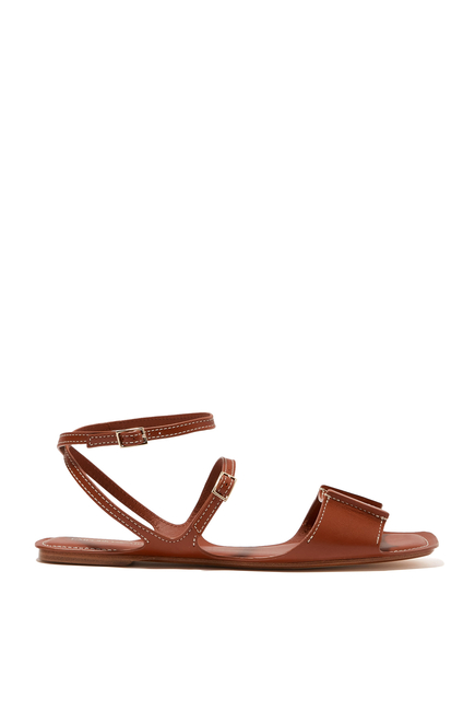 Multi-Strap Leather Sandals