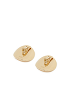 Penelope Coin Earrings, 18k Gold-Plated Brass