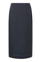 Pinstripe Lean Pencil Skirt