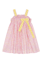 Kids Cotton Jacquard Dress